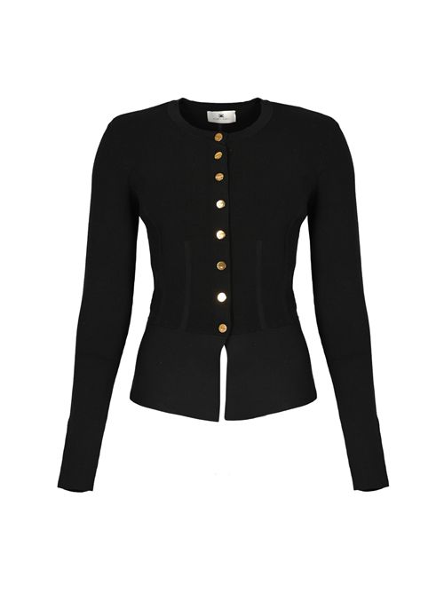 Giacca in maglia di viscosa Nero Elisabetta Franchi | MK49S57E2110